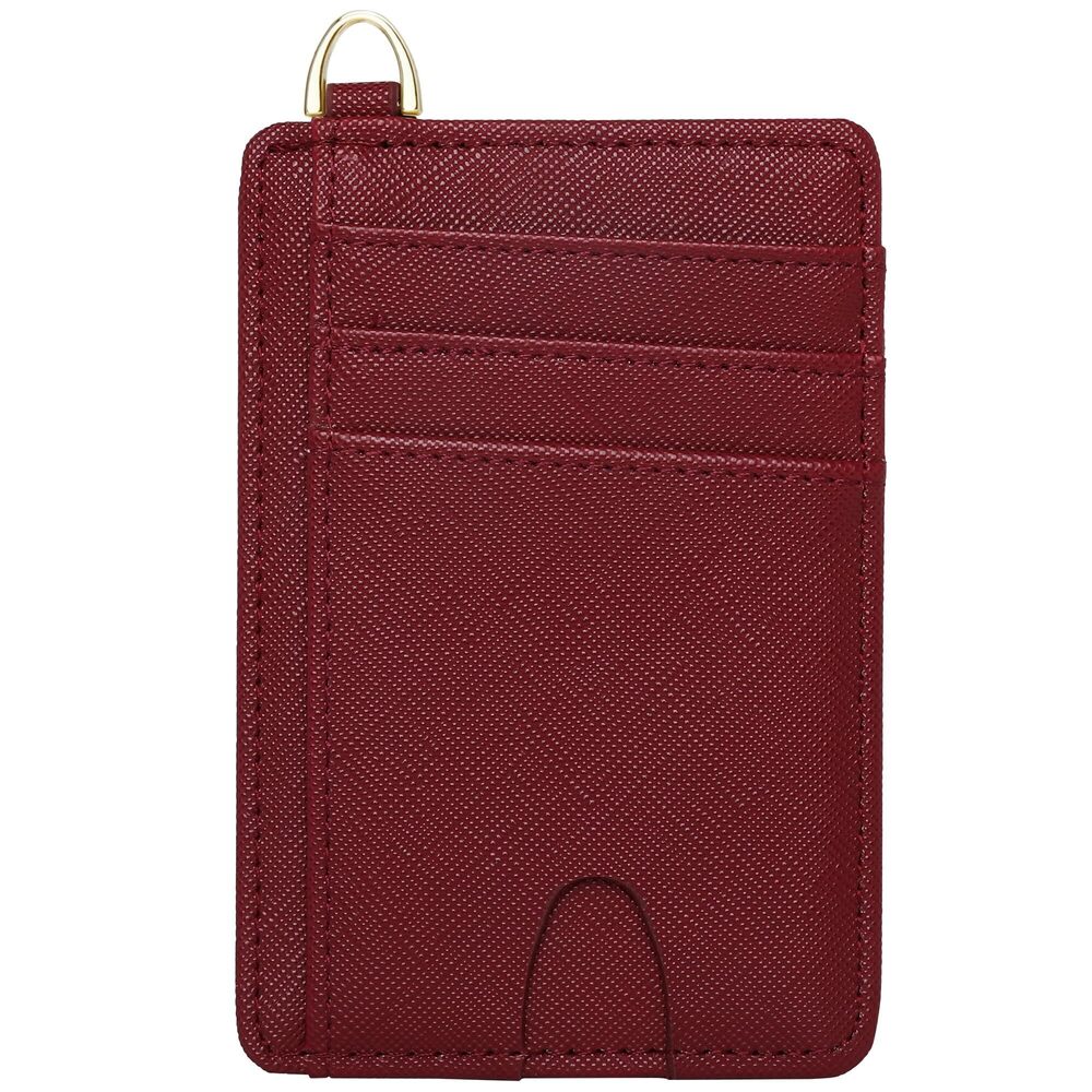2438 Slim Minimalist Front Pocket Wallet RFID Blocking Credit Card Holder &